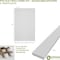 Ekena Millwork 94H x 3/4T Adjustable PVC Slat Wall Panel Kit w/ 3W Slats, Unfinished contains 15 Slats SWP60X94X0750UN - alternate 2